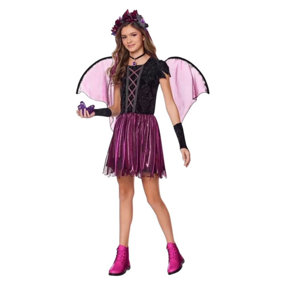 NEW Spirit Halloween Girls Enchanted Fairy Costume Size Medium 8-10